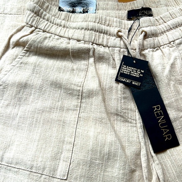 NWT Renuar 55%linen 45%cotton Pant Size XS - Picture 2 of 2